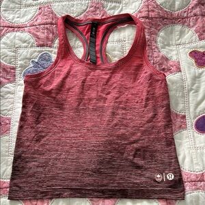 Lululemon Red Racerback Tank Top Canada